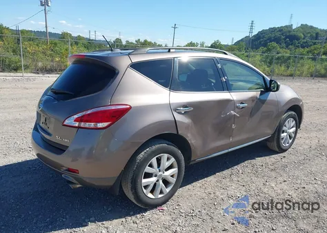 2012 Nissan Murano Sl from USA, damaged, VIN JN8AZ1MW7CW225908
